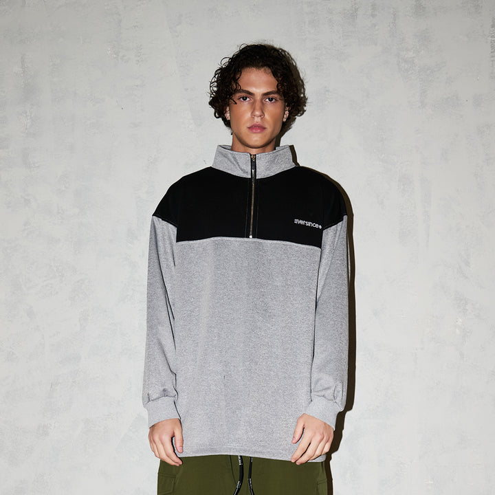 CRONIC HALF ZIP GREY | EVERSINCE