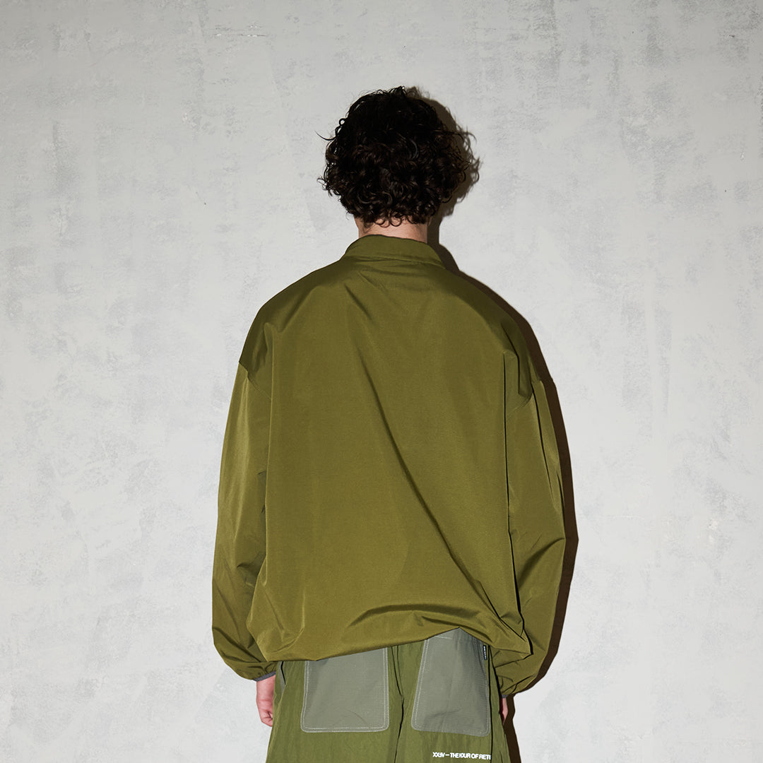 SPACE NYLON JACKET GREEN– EVERSINCE