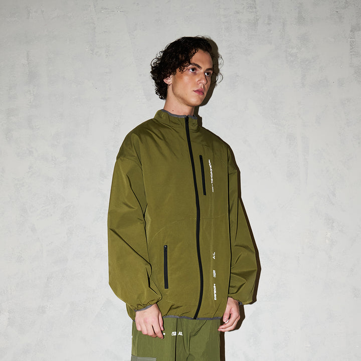 SPACE NYLON JACKET GREEN– EVERSINCE